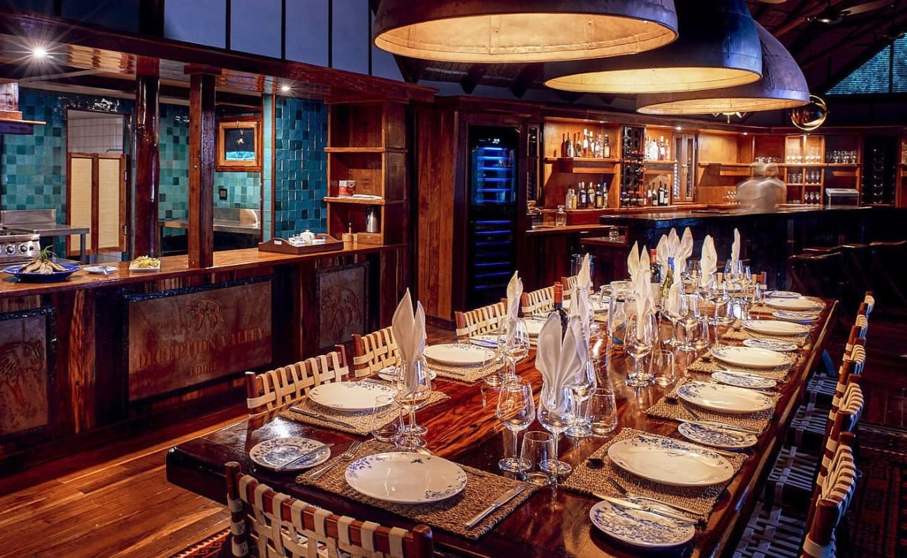 Deception Valley Lodge Dinner Dinner in der Deception Valley Lodge