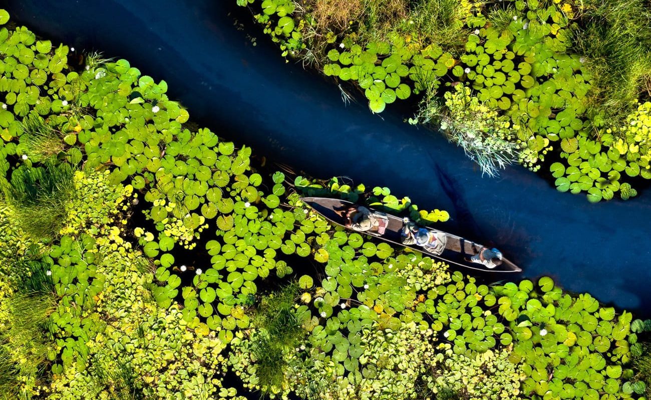 Flugsafari Linyanti - Khwai - Okavango Delta Khwai Mokrorotour in der Khwai
