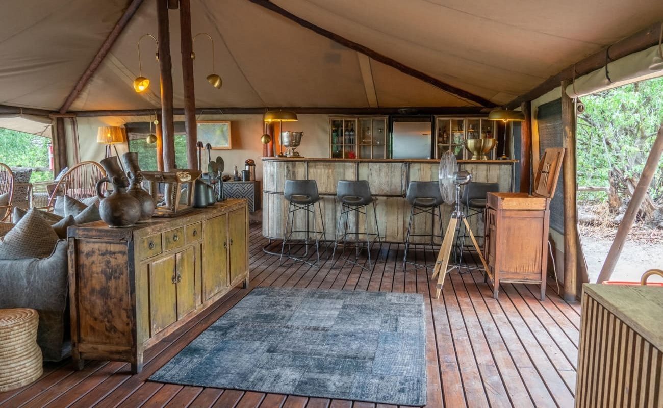 Linyanti Bush Camp Bar Bar des Linyanti Bush Camp