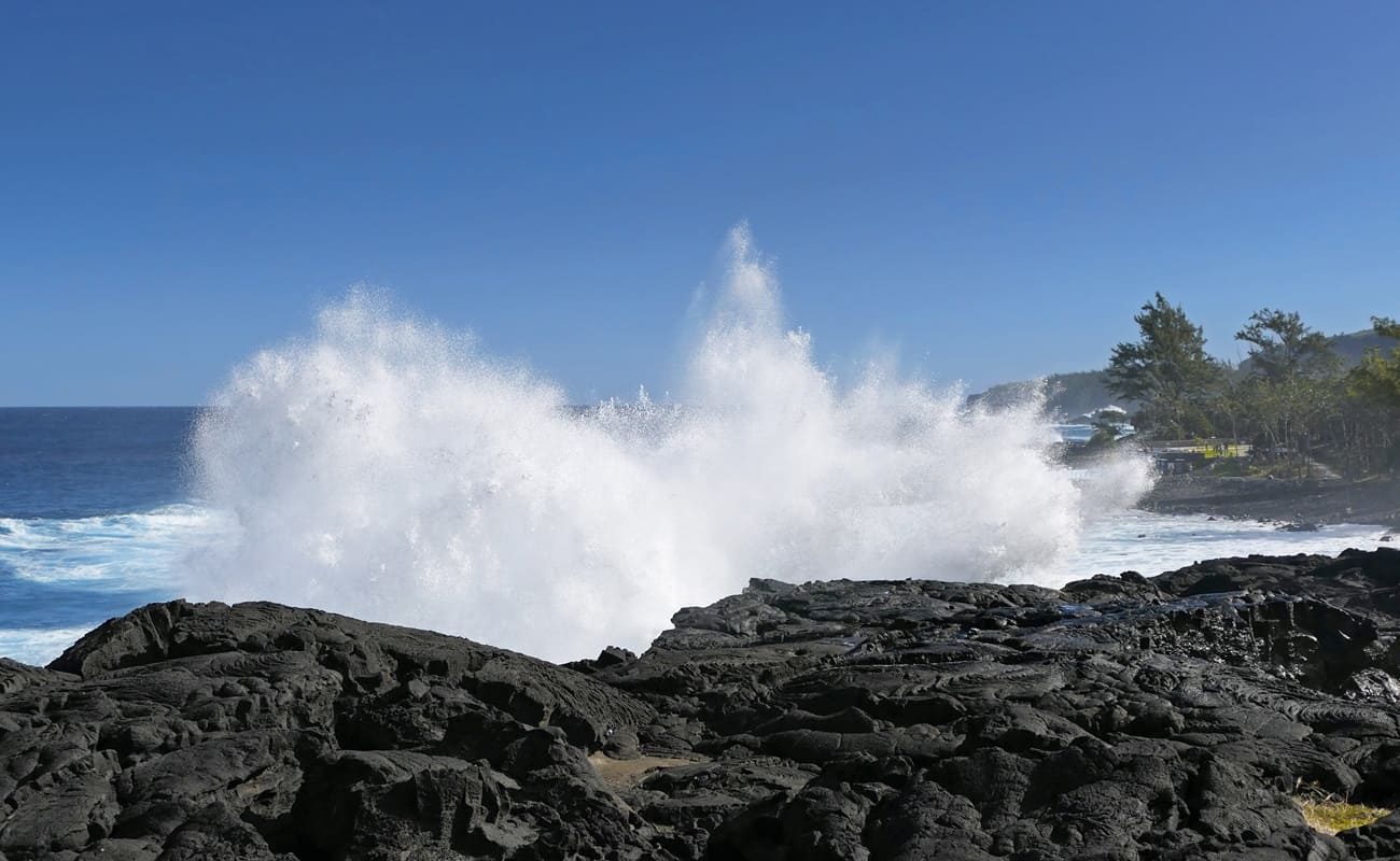 La Reunion kompakt Souffleur DArbonne Souffleur D'Arbonne im Süden von La Réunion