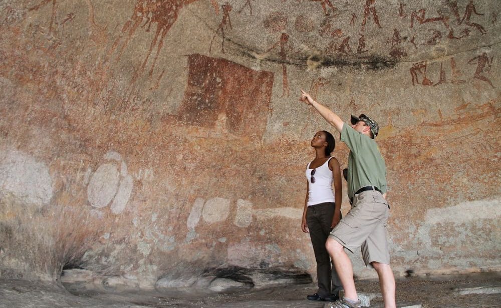 Höhlenmalereien im Matobo Nationalpark