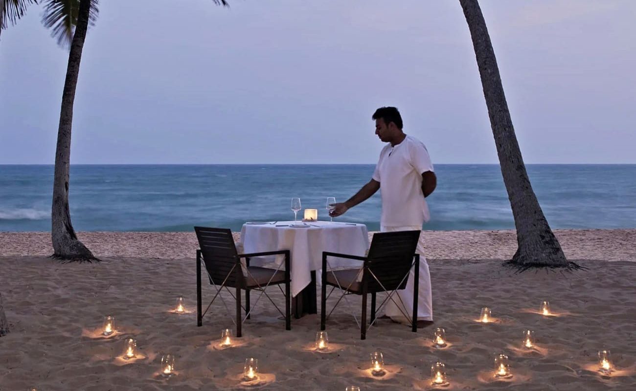 Sri Lanka Amanwella Candle Light Dinner Candle Light Dinner im Amanwella auf Sri Lanka