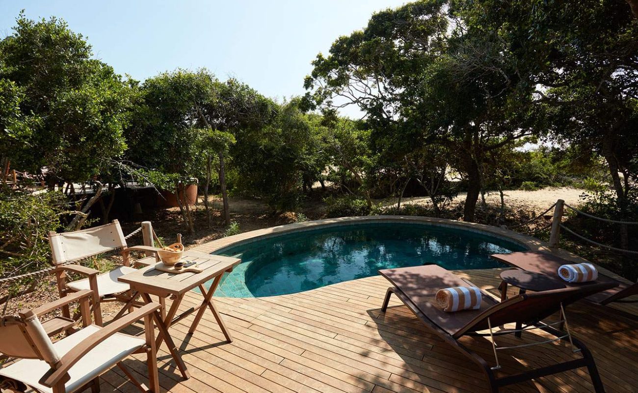 Sri Lanka Rundreise Relais Chateaux Wild Coast Tented Lodge Cocoon Pool Wild Coast Tented Lodge Plungepool