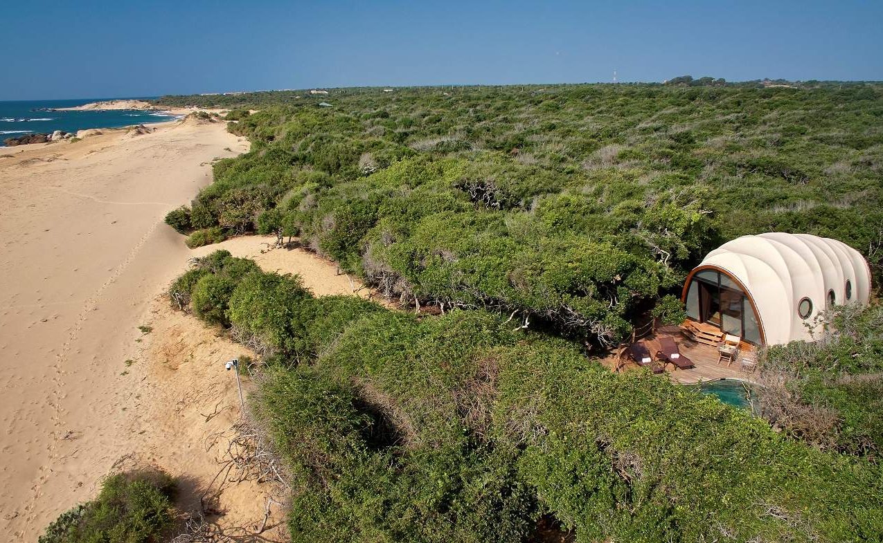 Wild Coast Tented Lodge Cocoon Strand Cocoon am Strand der Luxuslodge in Sri Lanka