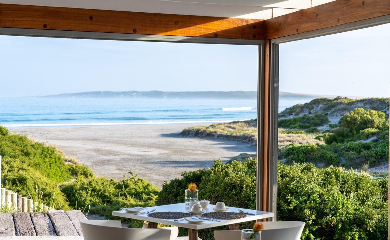 Ausblick auf das Meer vom Strandloper Ocean Boutique Hotel