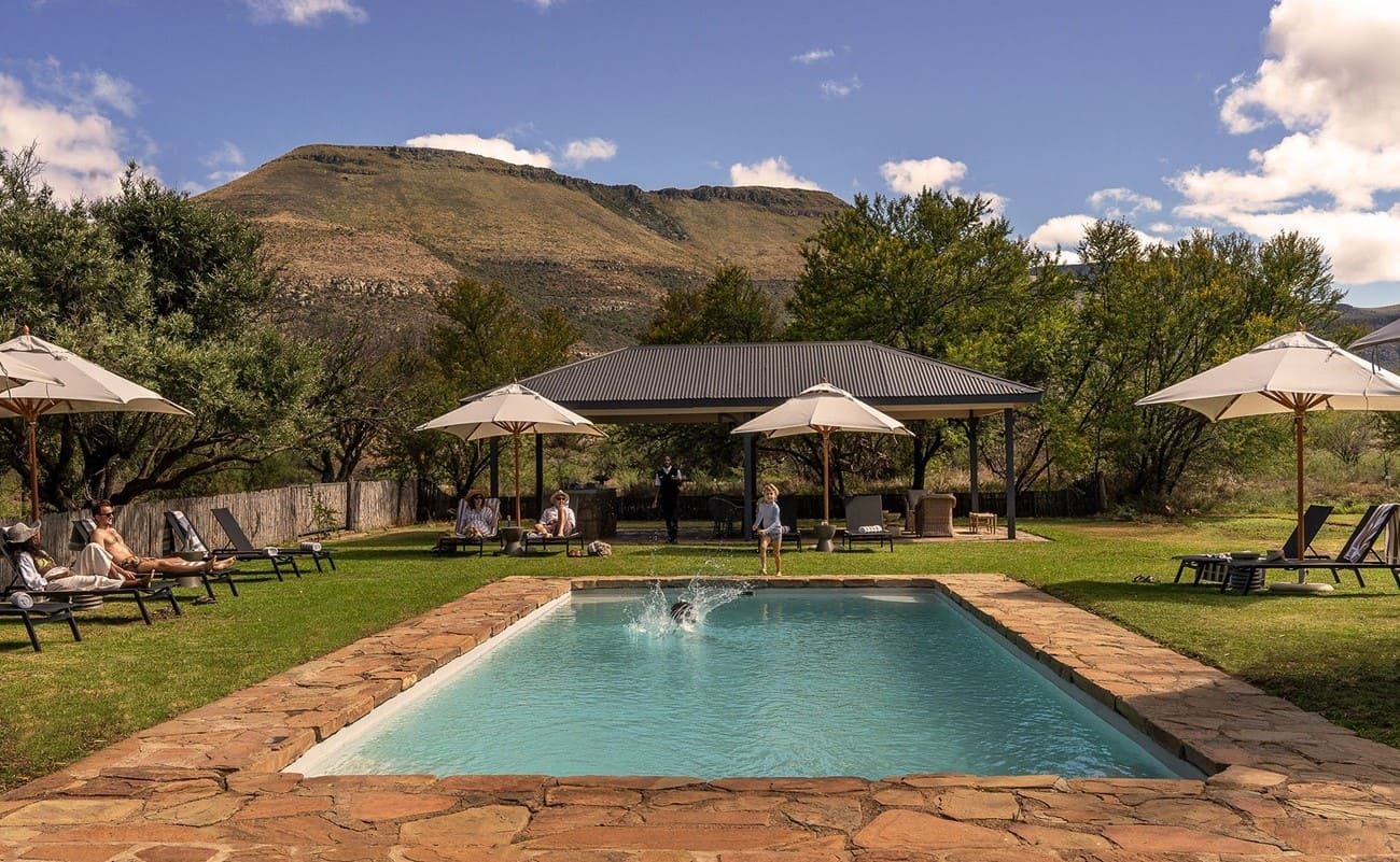 Samara Karoo Lodge Pool Pool der Samara Karoo Lodge