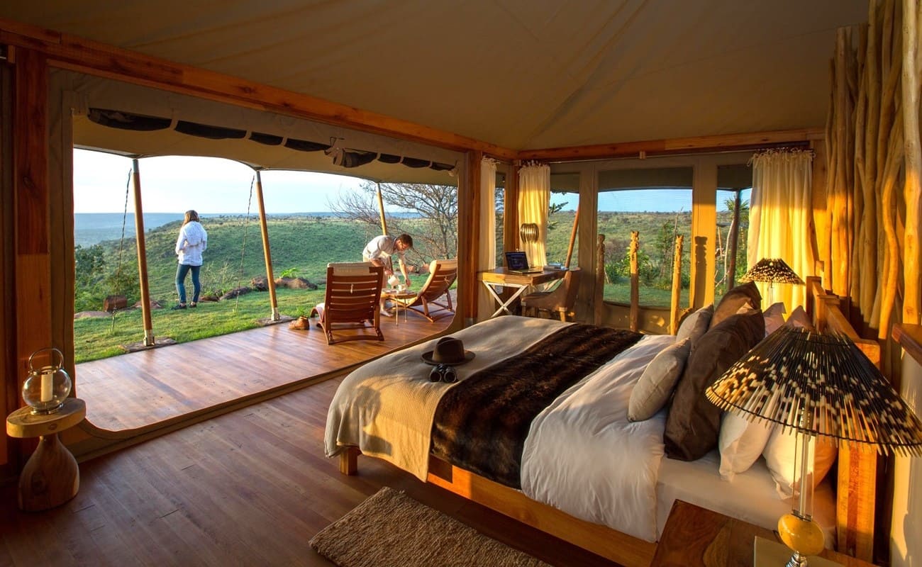 Skysafari Kenia Loisaba Tented Camp Zelt Zelt von Loisaba Tented