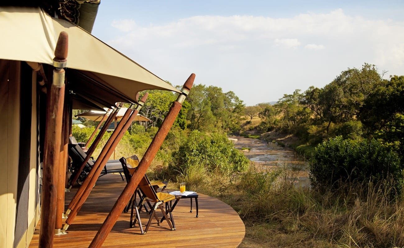 Skysafari Kenia SandRiver Zelt Sand River Masai Mara