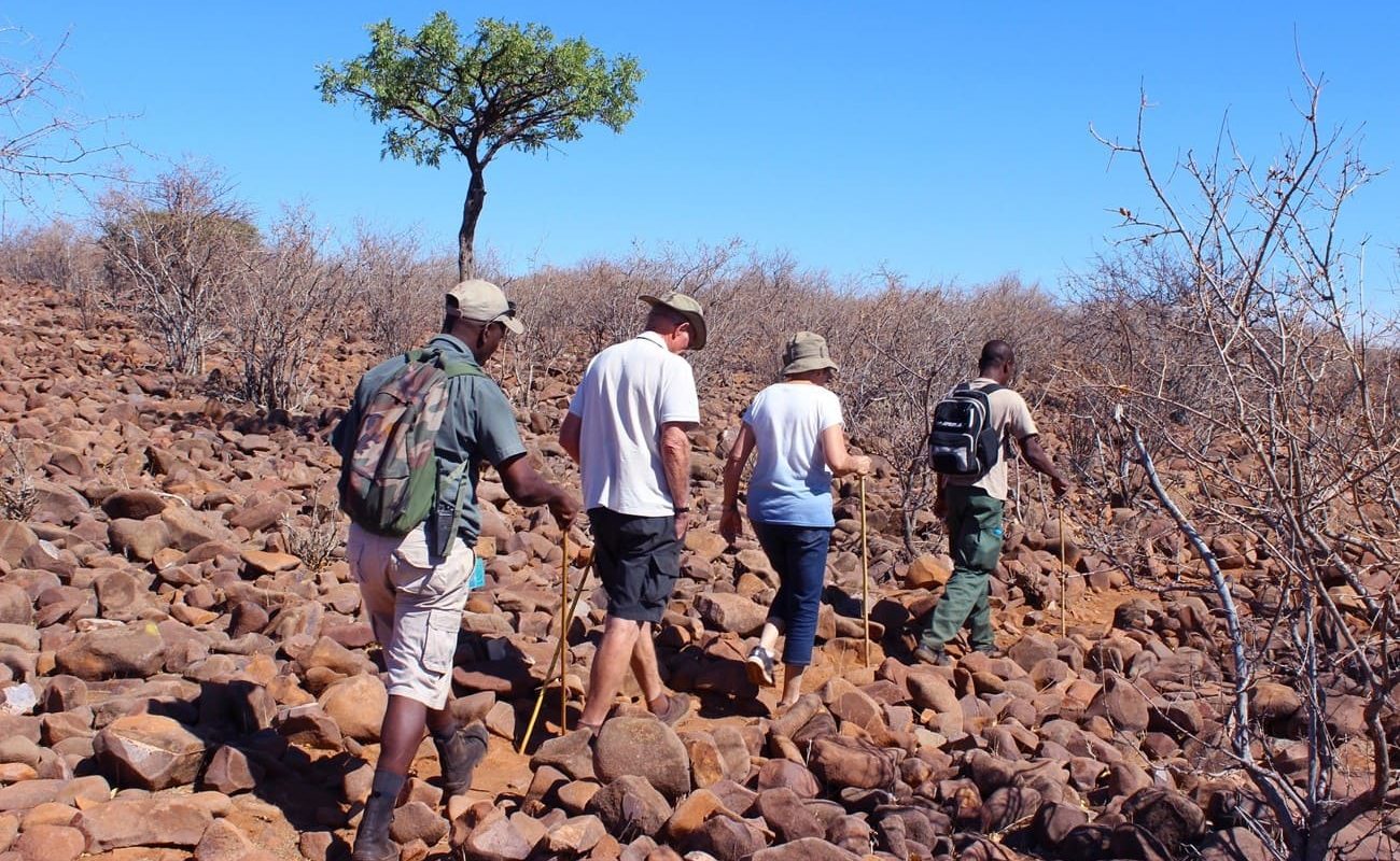Wanderung Grootberg Lodge, Damaraland