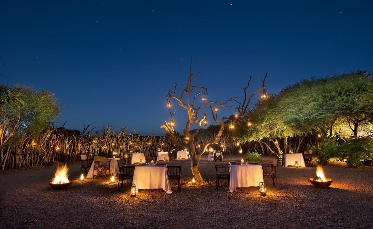 Marataba Boma Dinner Boma Dinner in Marataba