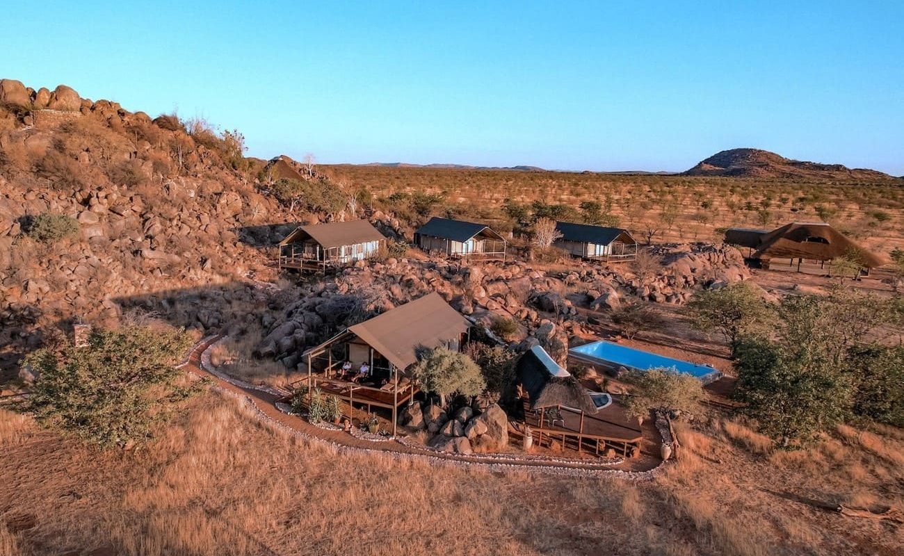 Ohorongo Private Game Reserve Tented Camp Pool Ohorongo Tented Camp Pool