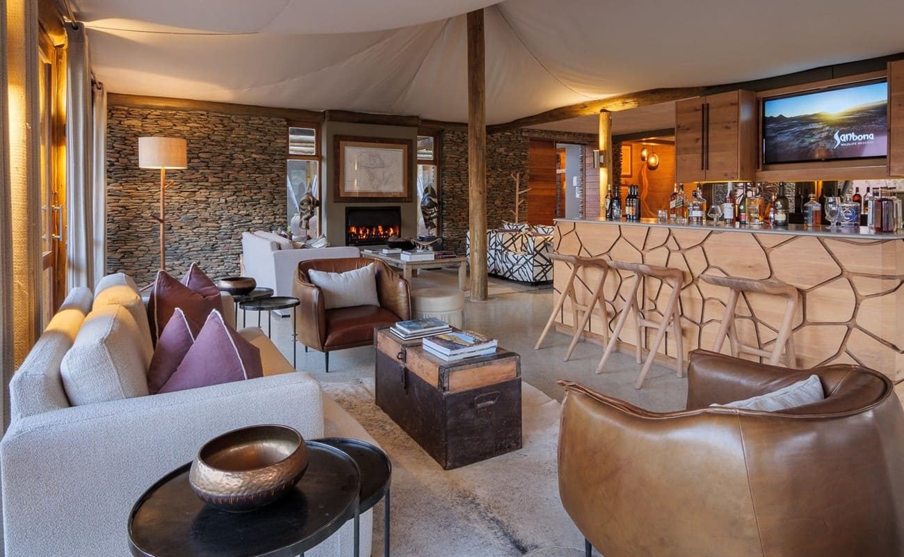 Sanbona Wildlife Reserve Dwyka Tented Lodge Lounge Lounge von Dwyka Tented, Sanbona