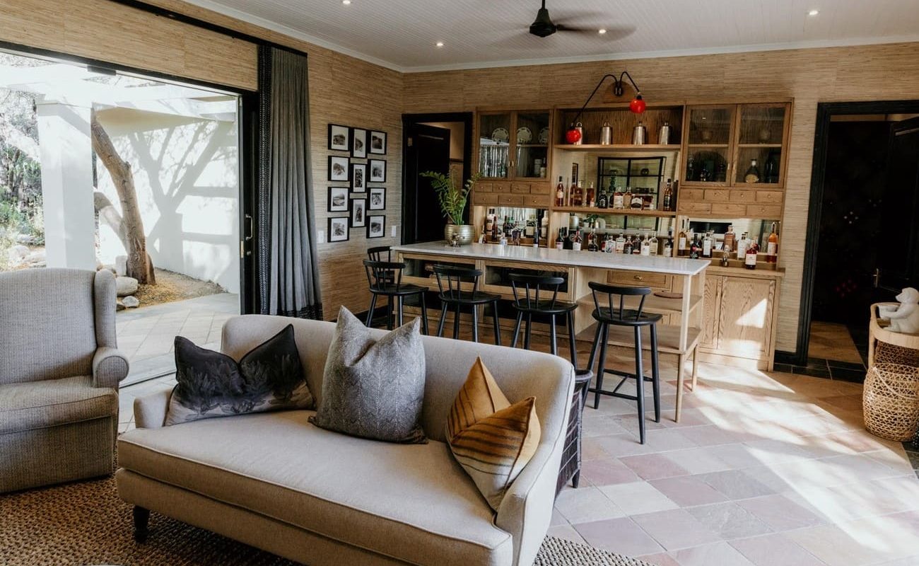 Sanbona Wildlife Reserve Tilney Manor Lodge Lounge und Bar von Tilney Manor