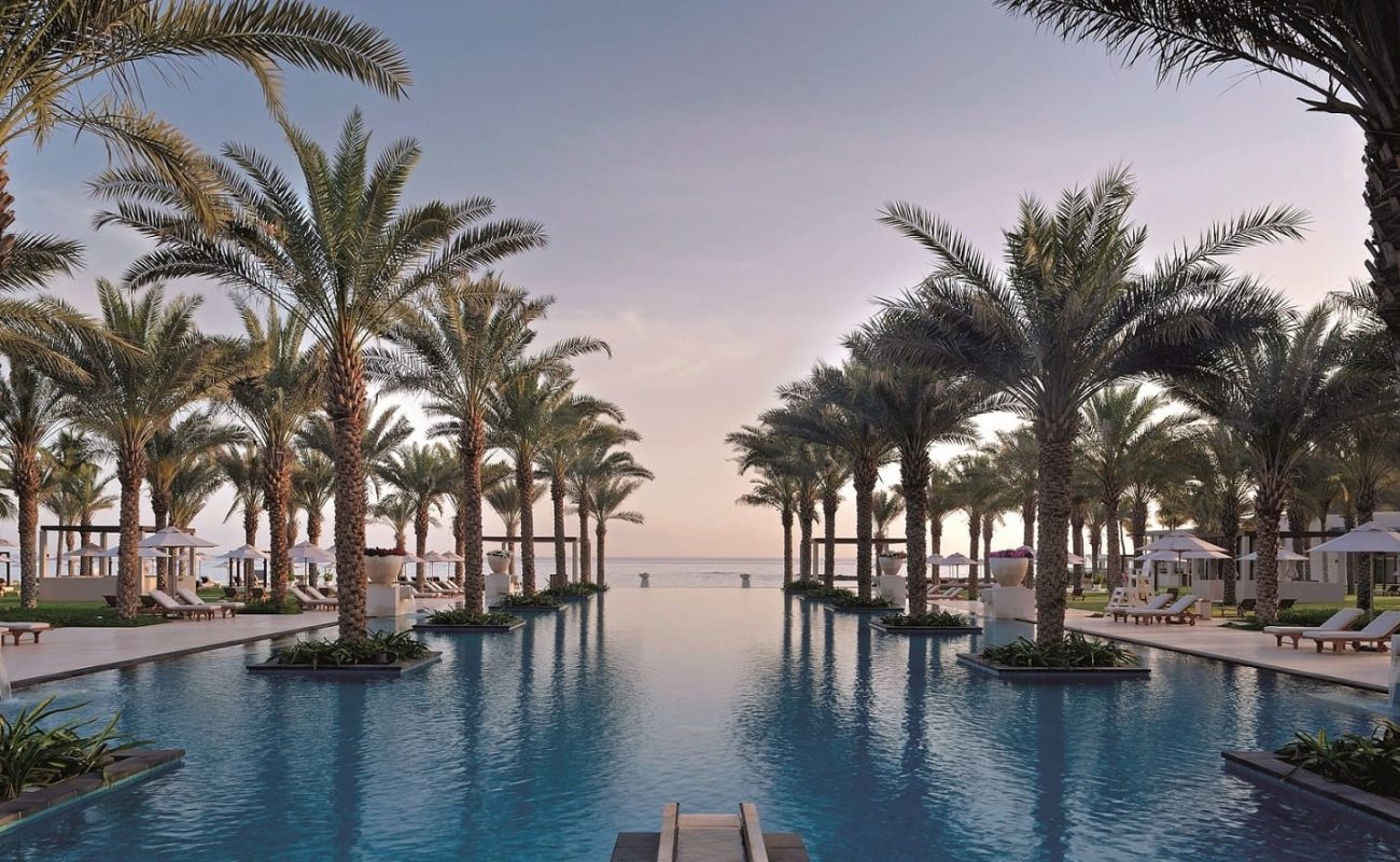 Al Bustan Infinity Pool Infinity Pool des Al Bustan
