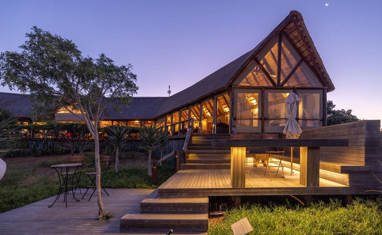 Haupthaus des Amakhala Bush Lodge