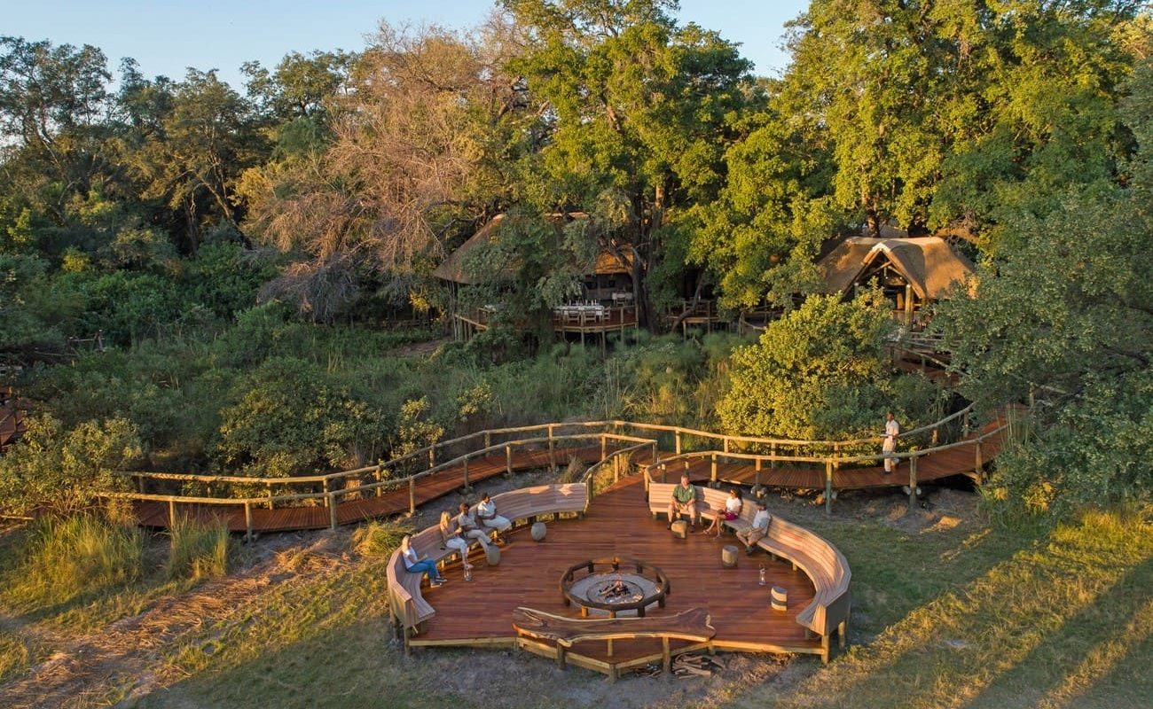 Camp-Moremi-Gesamtansicht Gesamtansicht von Camp Moremi