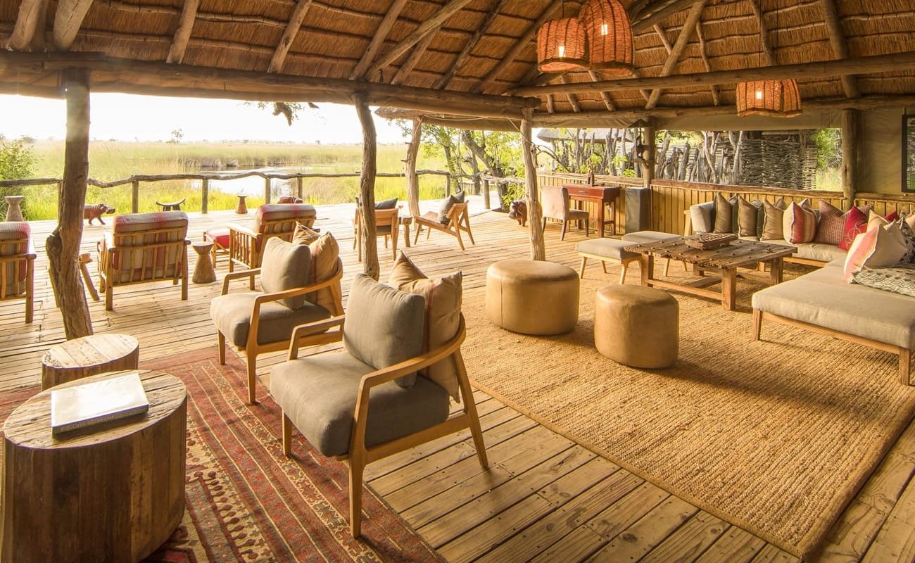 Camp Xakanaxa Lounge Lounge Camp Xakanaxa, Moremi Game Reserve