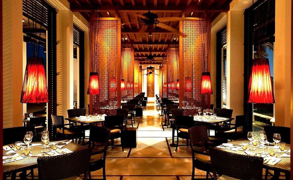 The Chedi Muscat Beach Restaurant innen Beach Restaurant The Chedi Muscat