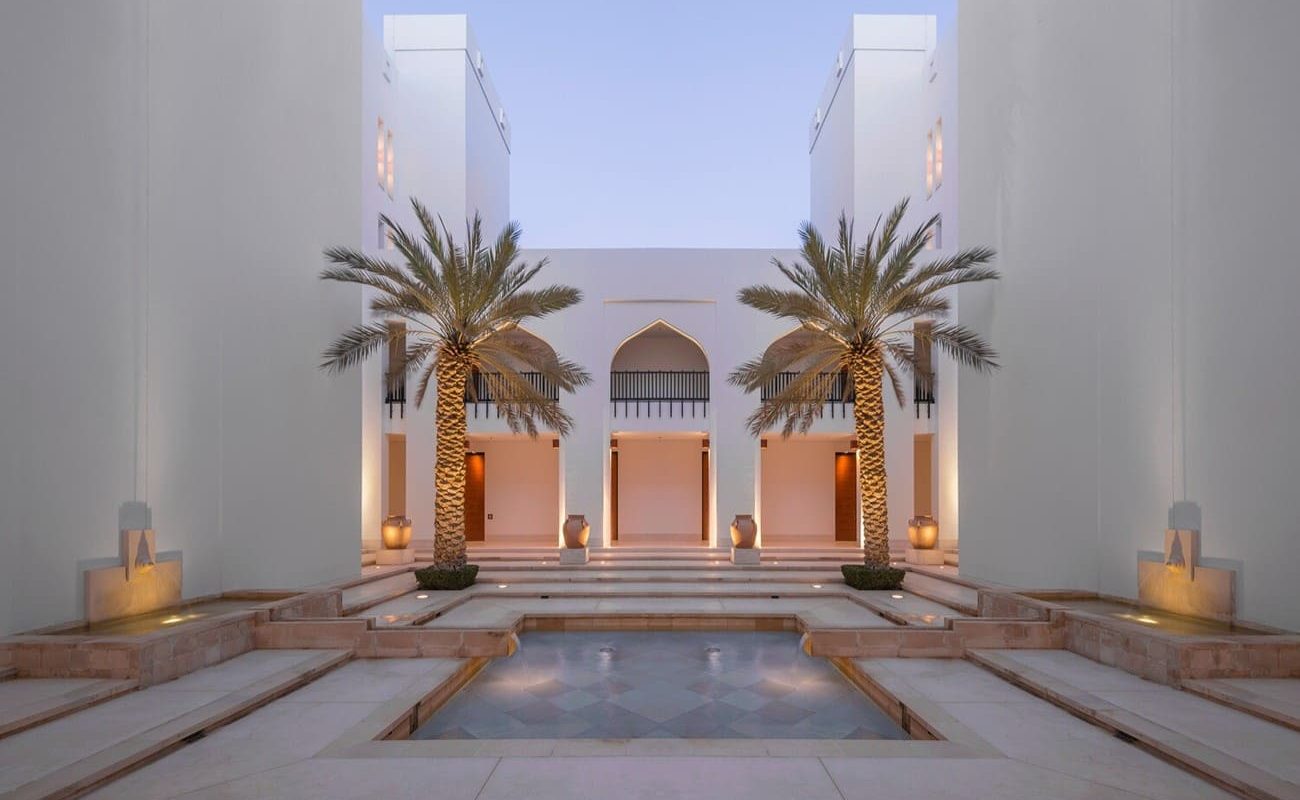 The Chedi Muscat-Innenhof Innenhof The Chedi Muscat