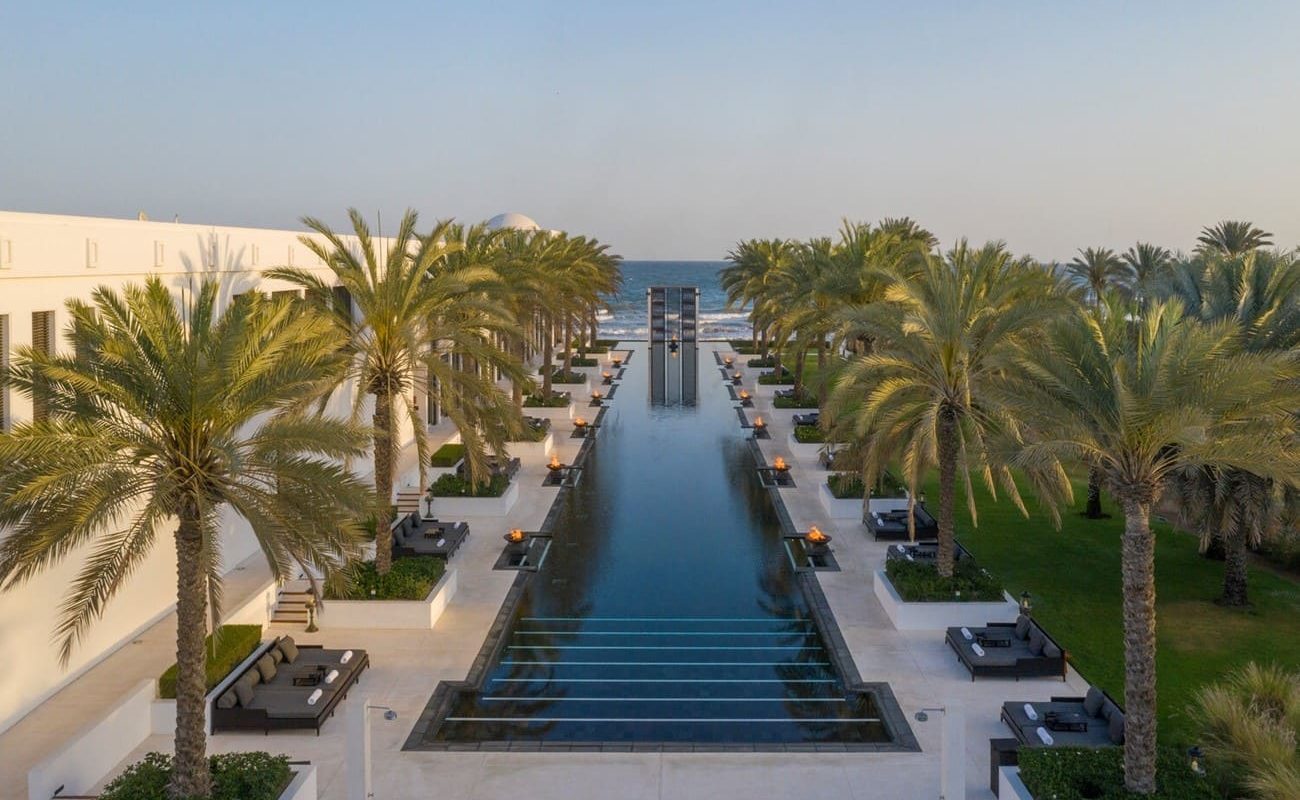 The Chedi Muscat-Long Pool Long Pool des The Chedi Muscat