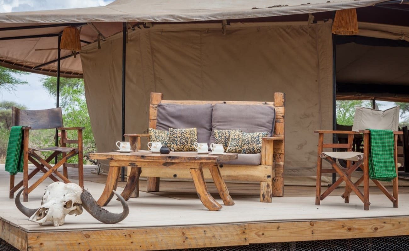 Baobab Tented Camp Messzelt Veranda Veranda Messzelt Baobab Tented