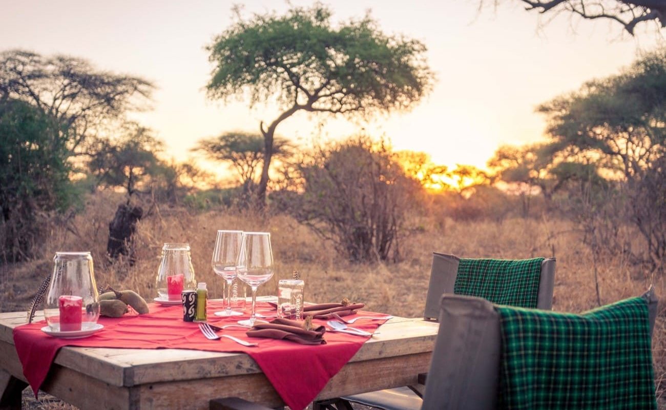 Baobab Tented Camp Private Dinner Privates Dinner Baobab Tented Camp Tarangire Tansania