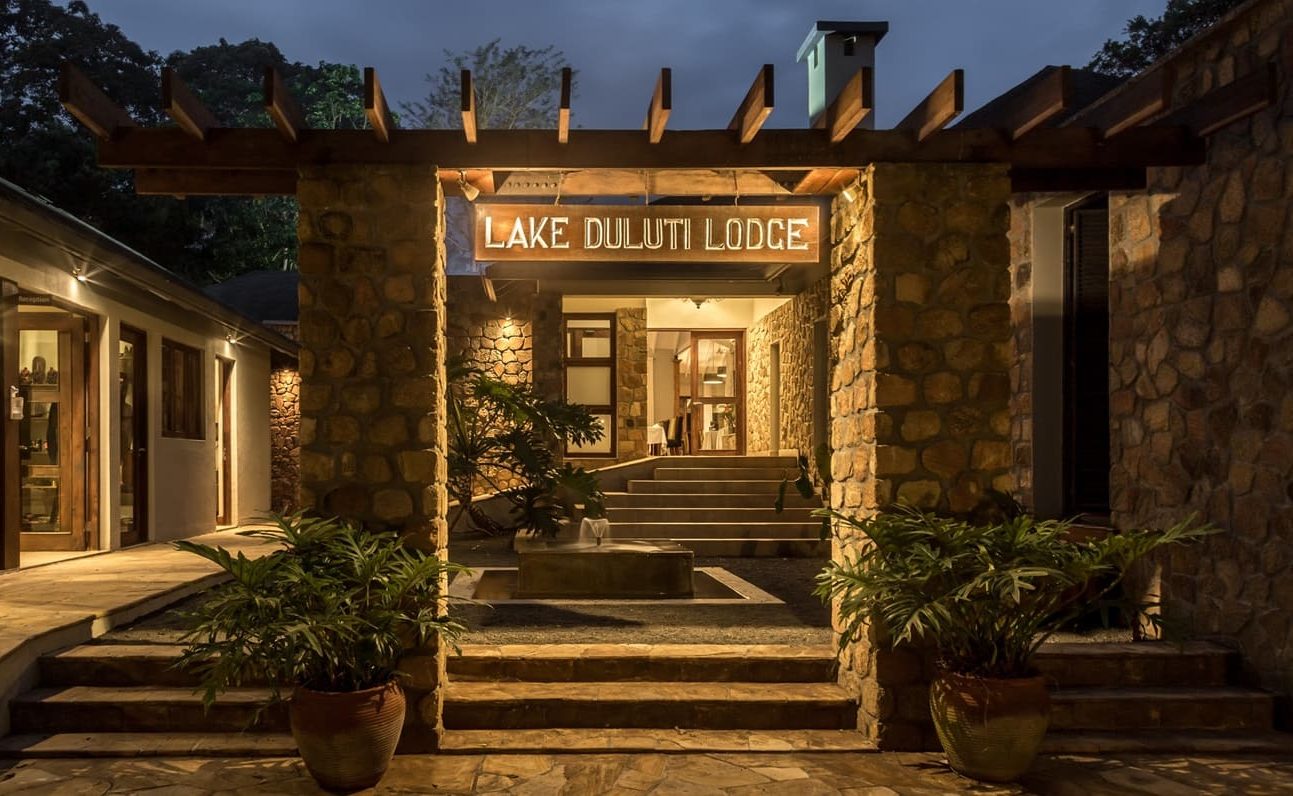 Lake Duluti Eingang Eingang Lake Duluti Lodge