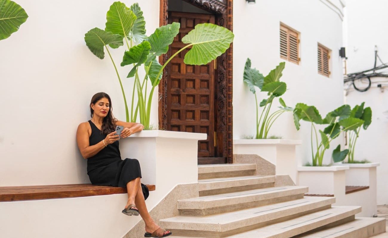 Neela Boutique Hotel Eingang Eingang zum The Neela Stone Town