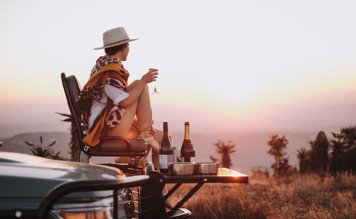 Babanango Game Reserve Pirschfahrt Sundowner im Babanango Game Reserve