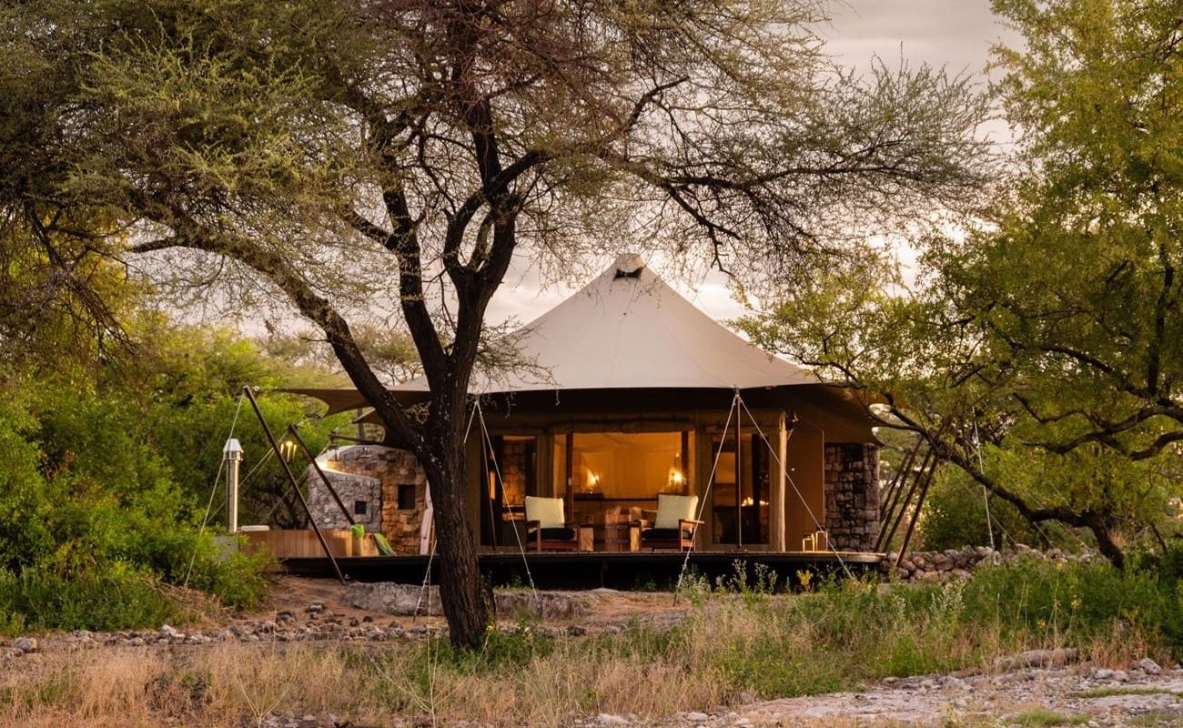 Onguma Tented Camp Zelt von außen