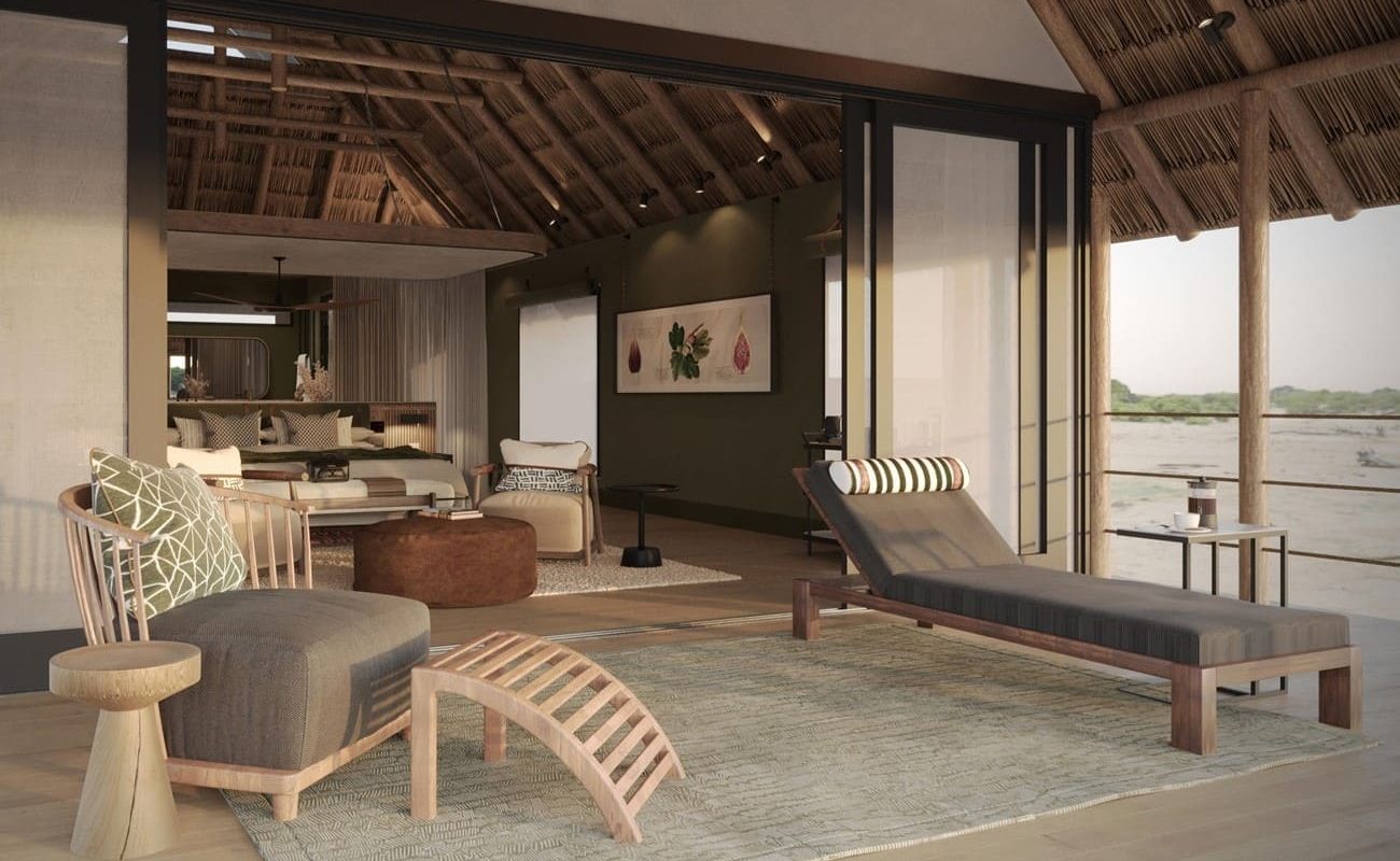 Savute Safari Lodge Chalet Veranda