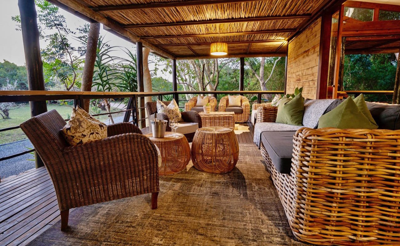 Makakatana Veranda Haupthaus Veranda Haupthaus Makakatana