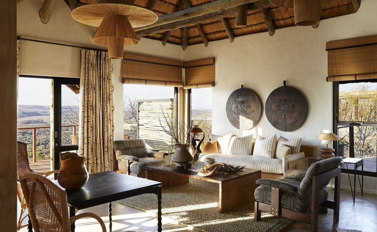 Wohnbereich Honeymoon Suite Nambiti Hills