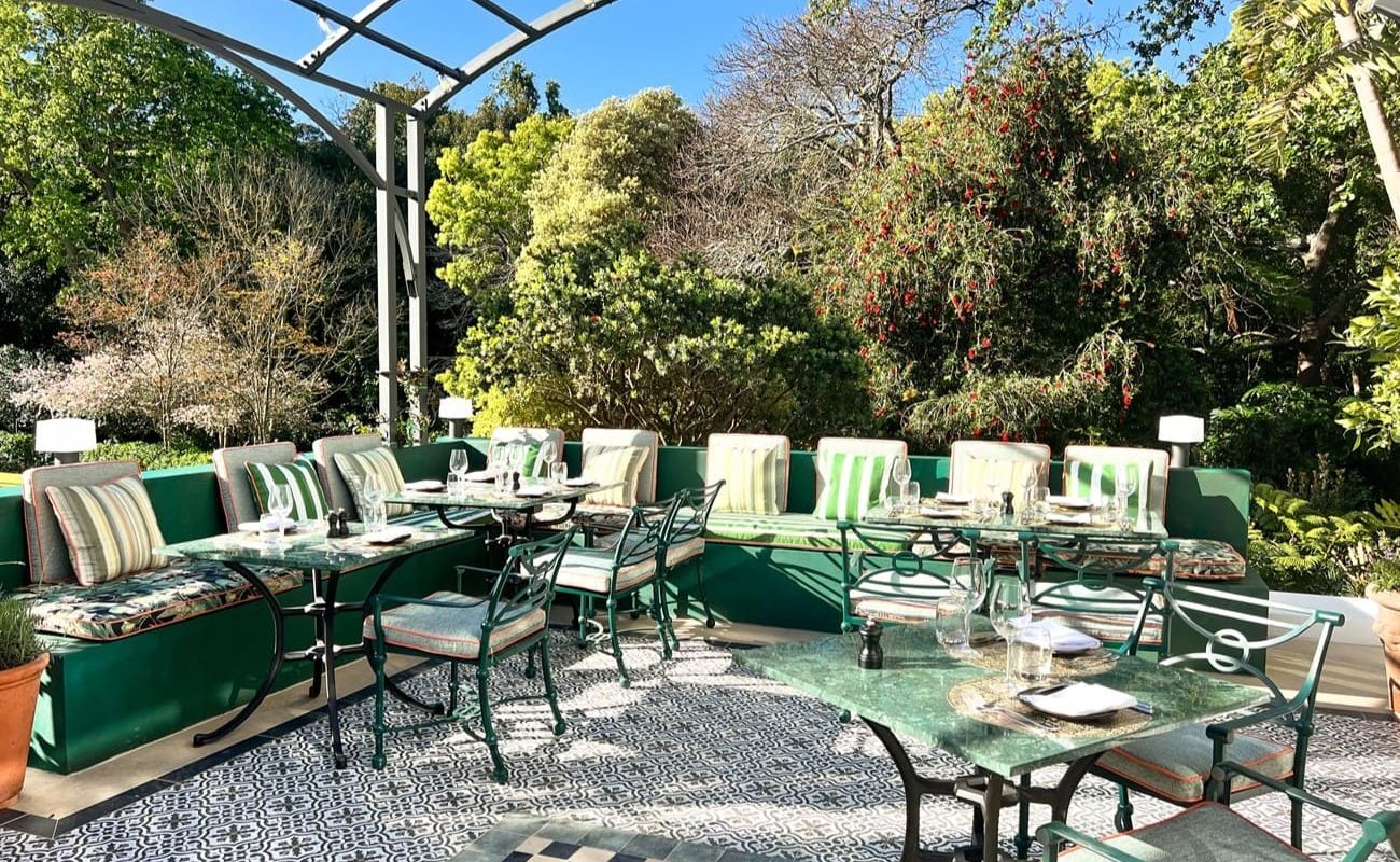 Cellars Hohenort Conservatory Terrace Terrasse Conservatory Cellars Constantia