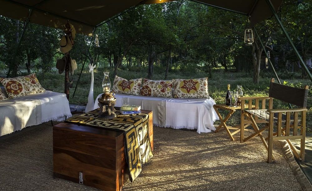 Lounge im Freien Johns Camp Mana Pools
