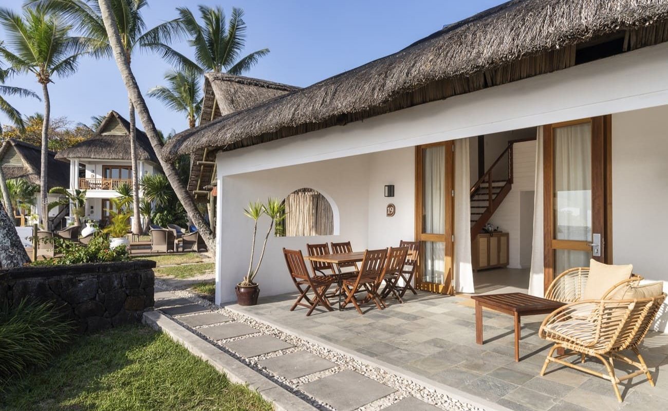 sakoa boutik mauritius beach front suite außen Beach Front Suite Veranda Sakoa Boutik Hotel