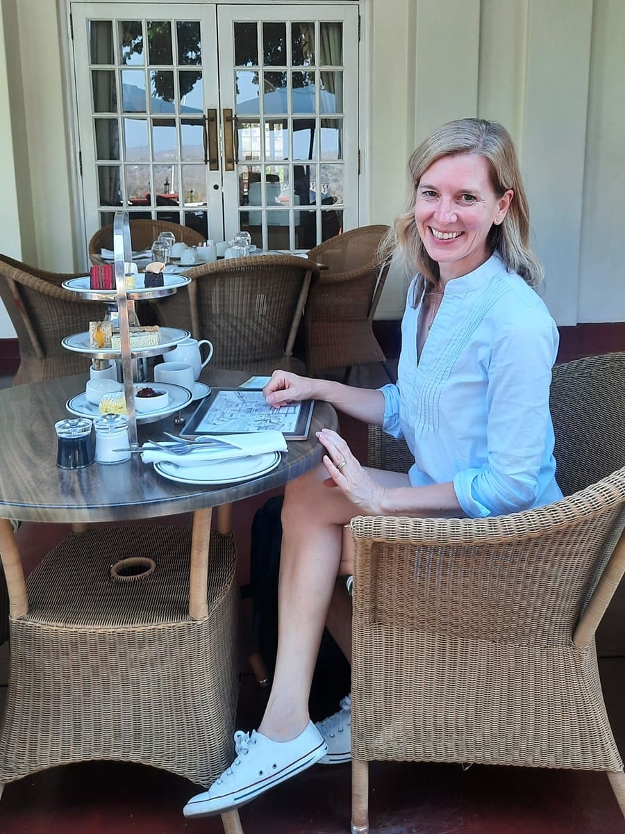 High Tea im Victoria Falls Hotel, Simbabwe