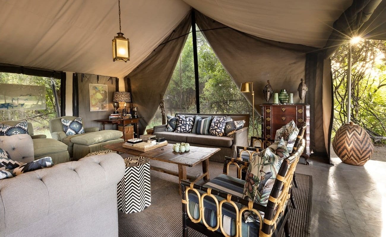 Machaba Camp Haupthaus Lounge Lounge Hauptzelt Machaba