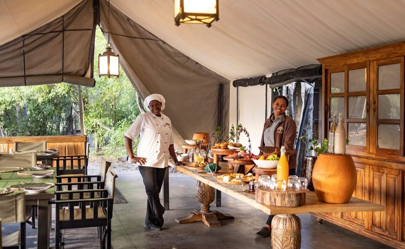 Machaba Camp Hauptzelt Hauptzelt Machaba Camp