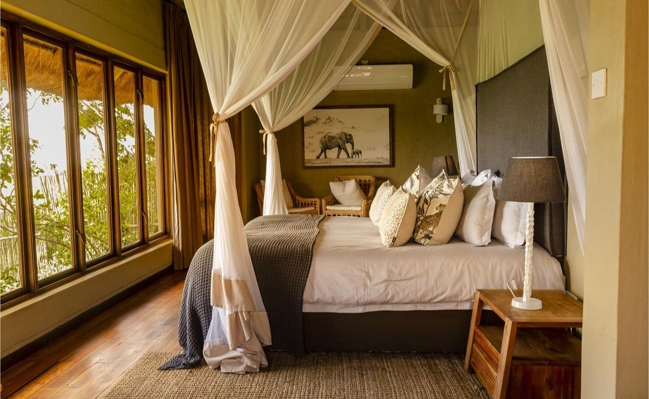 Schlafbereich Suite Ngoma Safari Lodge