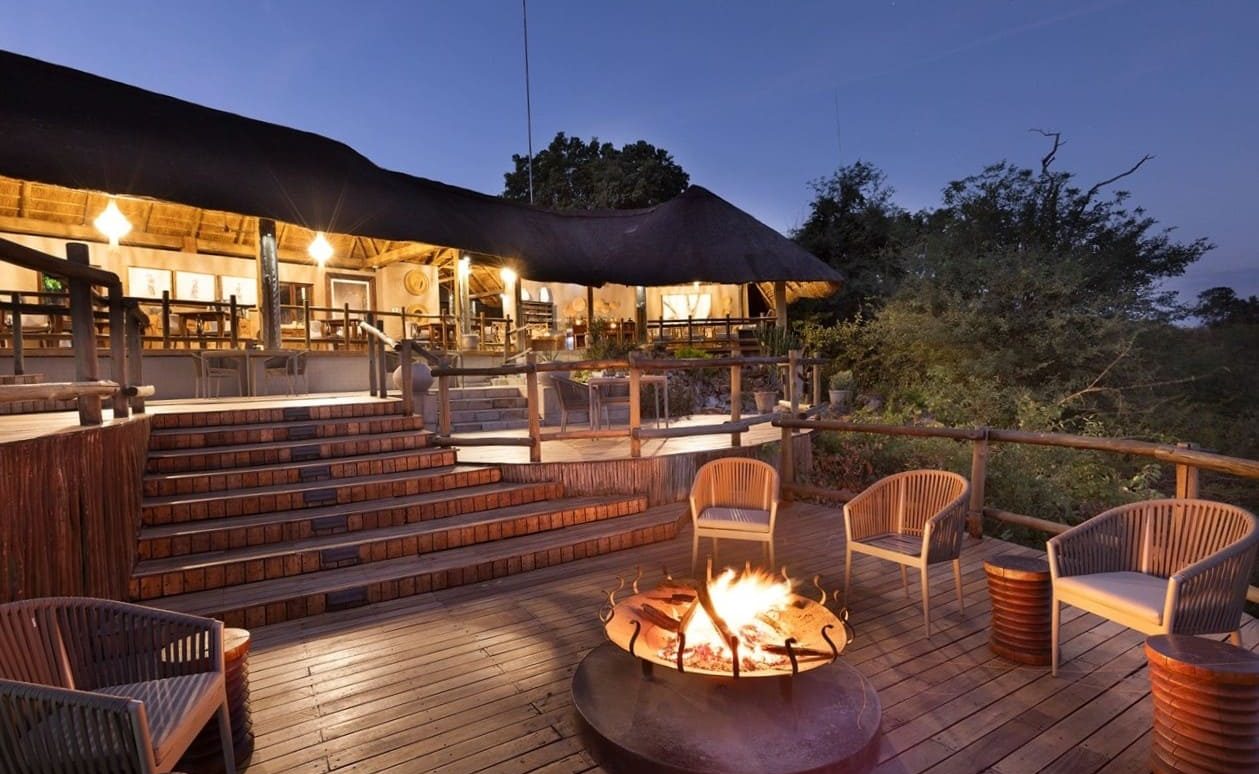 Feuerstelle Ngoma Safari Lodge