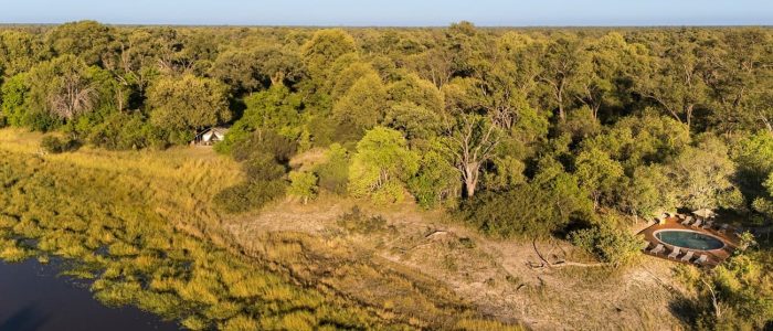 Machaba Camp am Rand des Okavango Deltas
