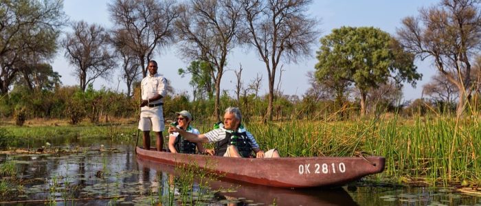 Mokoro Tour vom Machaba Camp aus