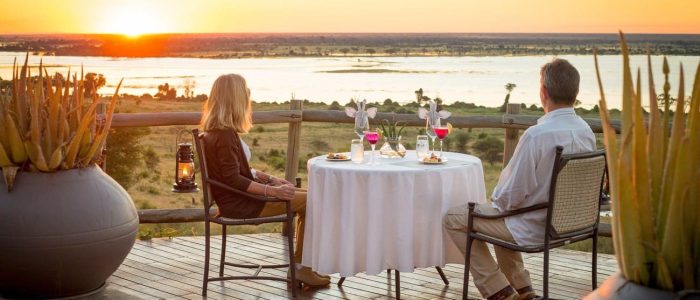 Blick auf den Chobe River von der Ngoma Safari Lodge aus