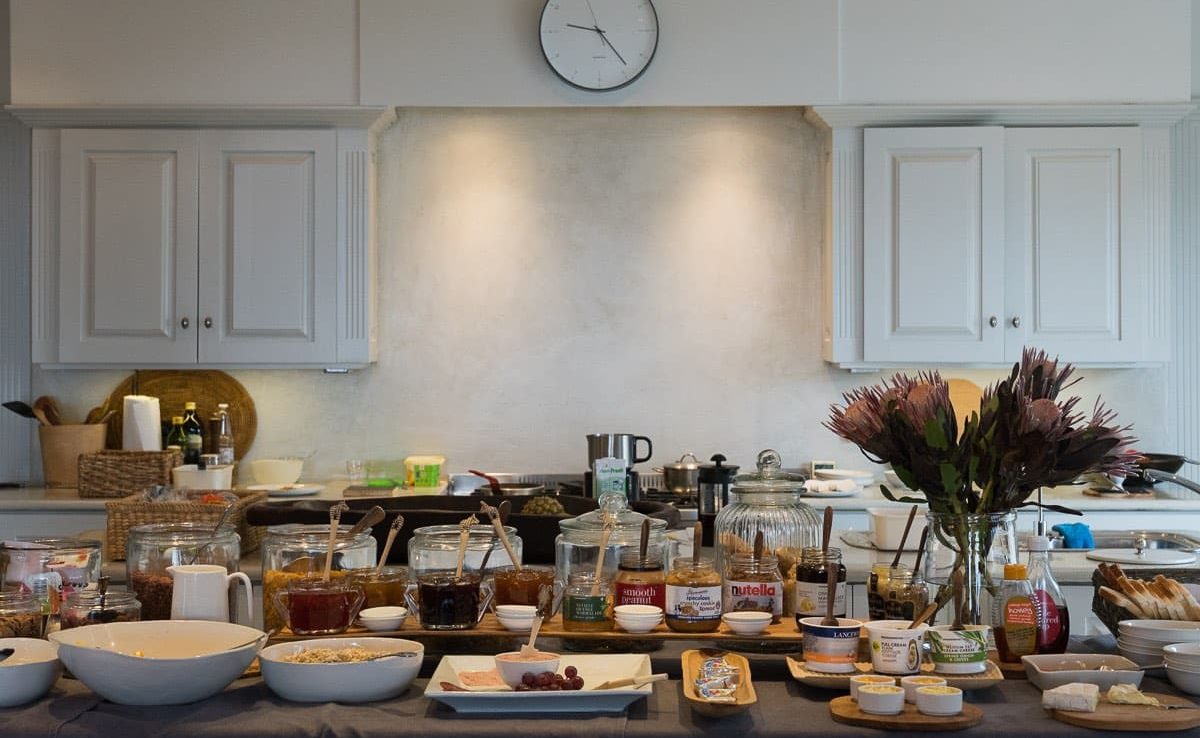 De Tafelberg Frühstücksbuffet Frühstücksbuffet De Tafelberg Guest House