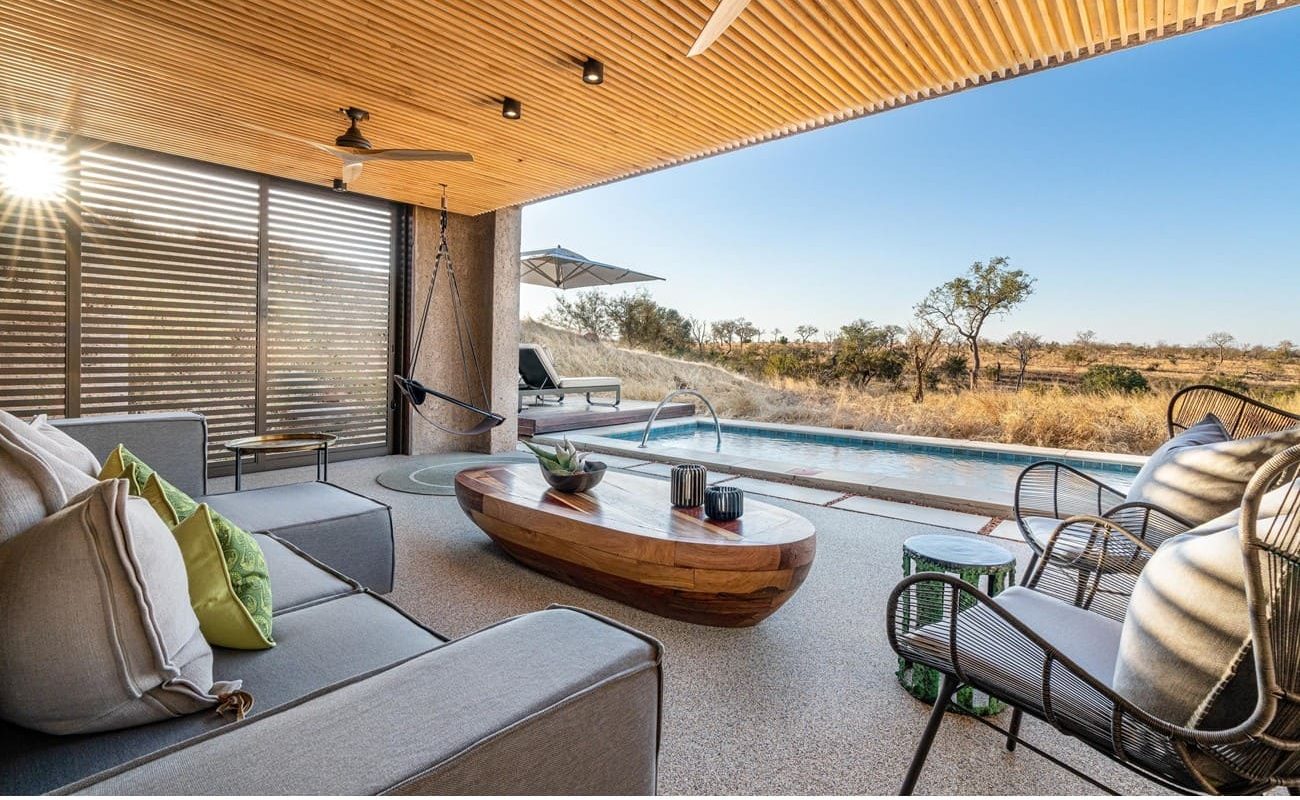 Sabi Sabi Earth Lodge Luxury Suite Lodge Veranda Sabi Sabi Earth Lodge Veranda Luxury Suite