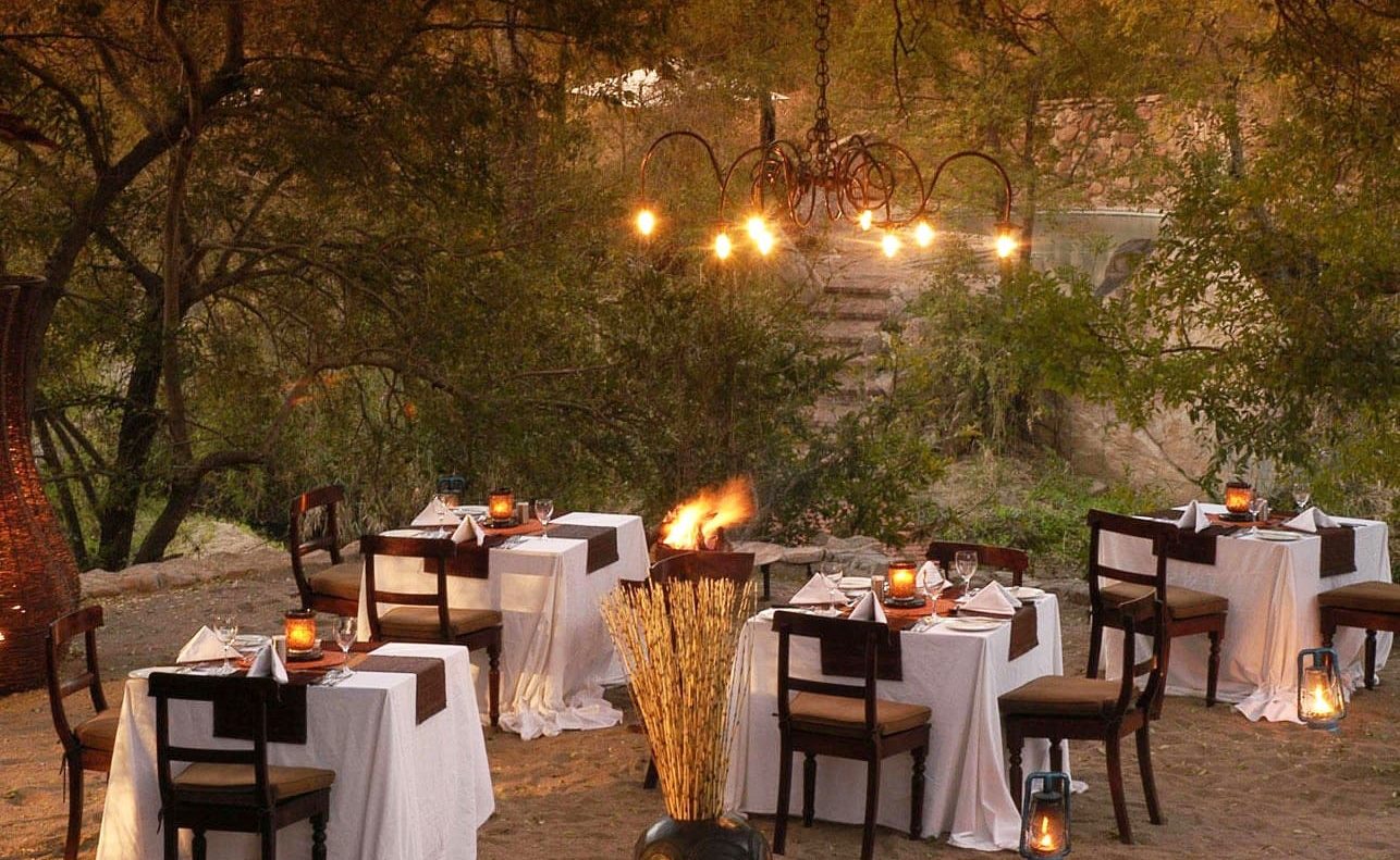 Sabi Sabi Little bush camp Boma Boma Dinner, Little Bush Camp Sabi Sabi