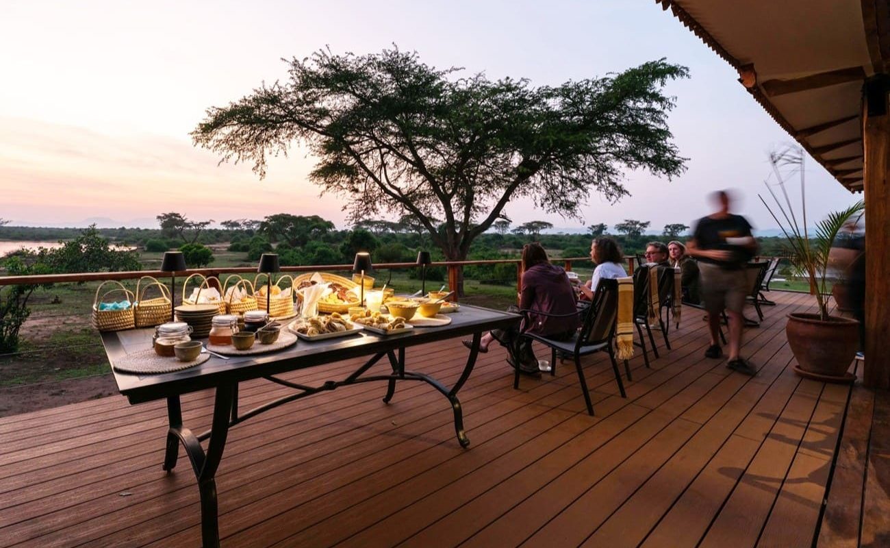 The River Station Sunrise Breakfast Frühstück in der River Station, Queen Elizabeth