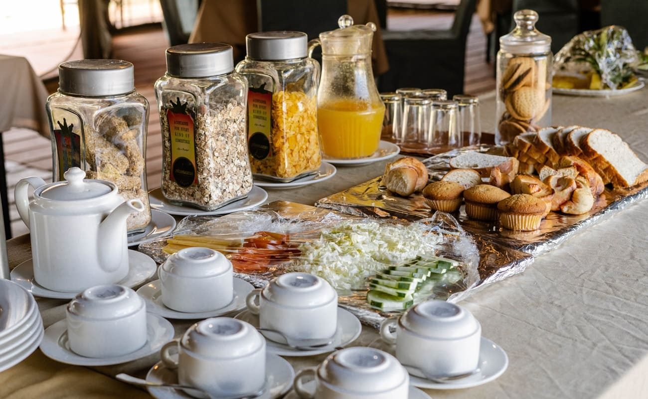 Angata Migration Camp Frühstück Frühstück im mobilen Camp in der Serengeti