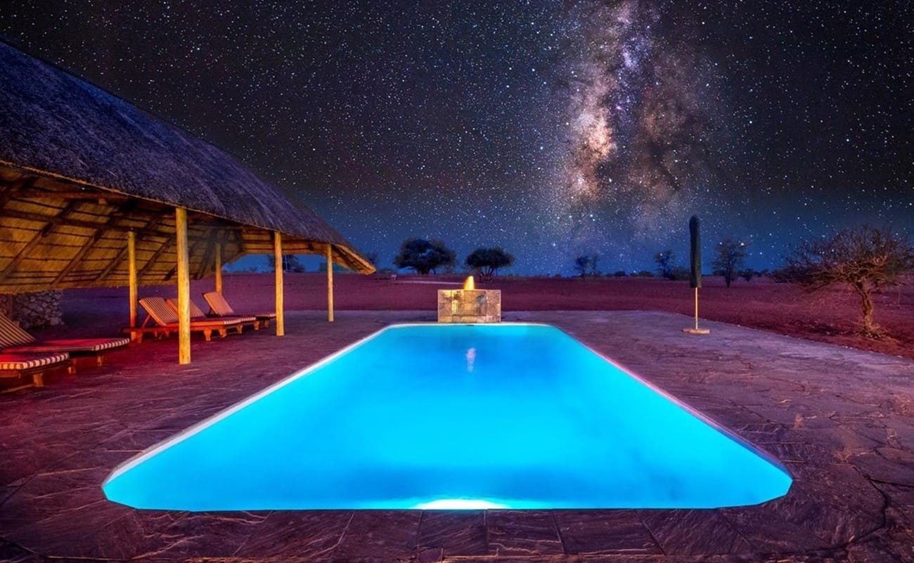 Bagatelle Kalahari Game Ranch Pool Haupthaus Pool Bagatelle Kalahari Game Ranch Haupthaus